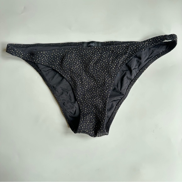 Onia Black Bikini Bottom with Gold Dots Size S - Picture 8 of 9